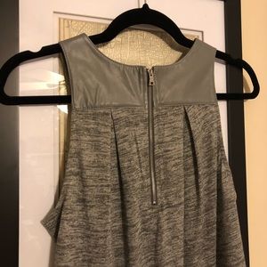 Banana Republic Faux Leather Tank